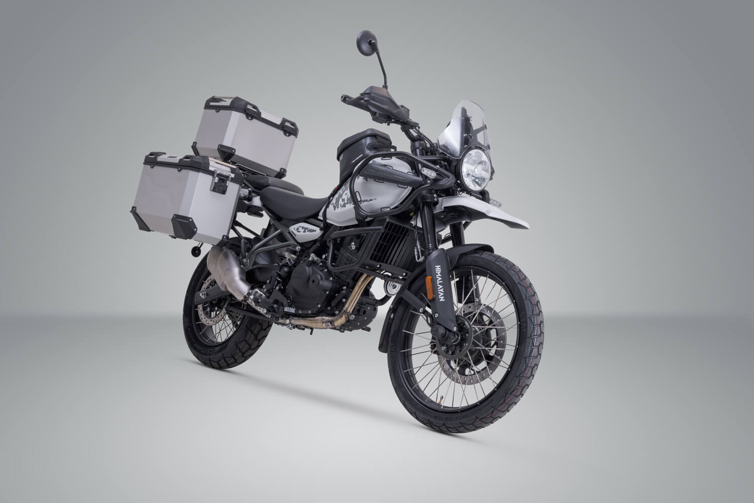 Royal Enfield Himalayan with accessories from SW-MOTECH